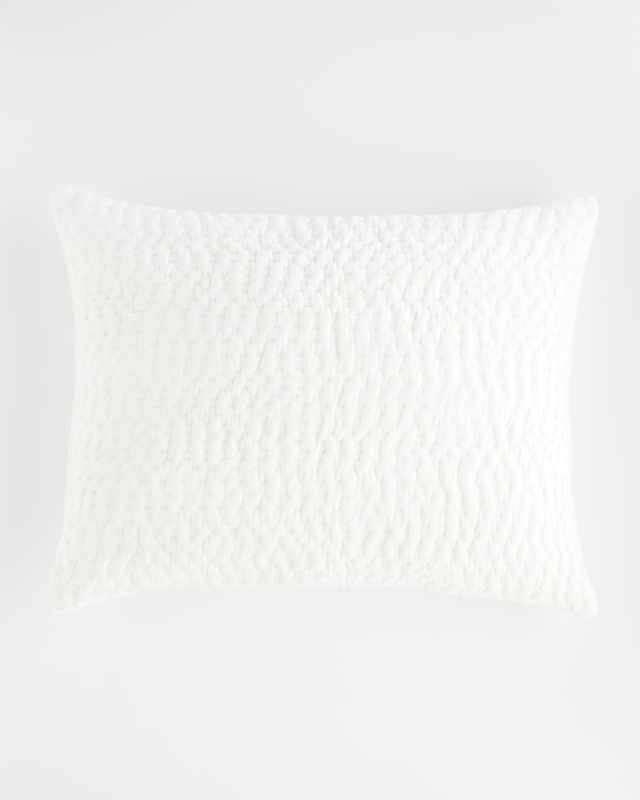 Pickstitch Velvet Decorative Pillow
